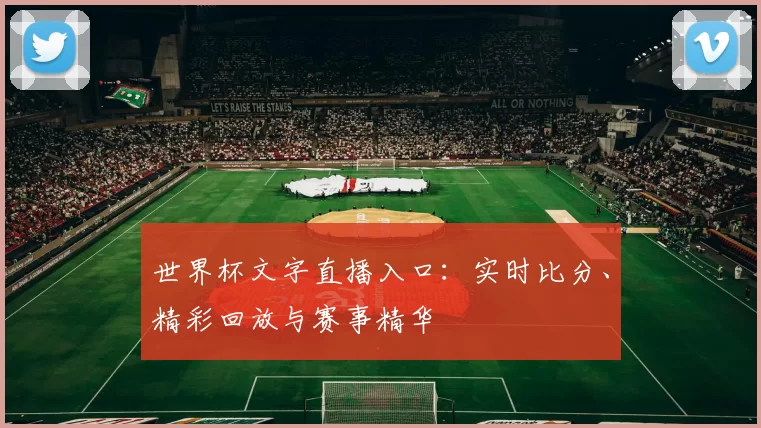 世界杯文字直播入口:实时比分、精彩回放与赛事精华