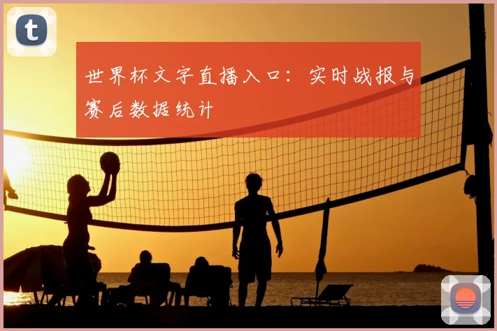 世界杯文字直播入口：实时战报与赛后数据统计