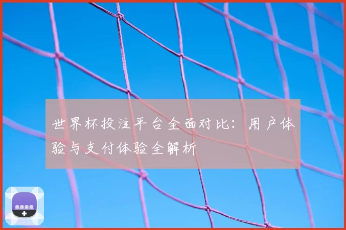世界杯投注平台全面对比:用户体验与支付体验全解析