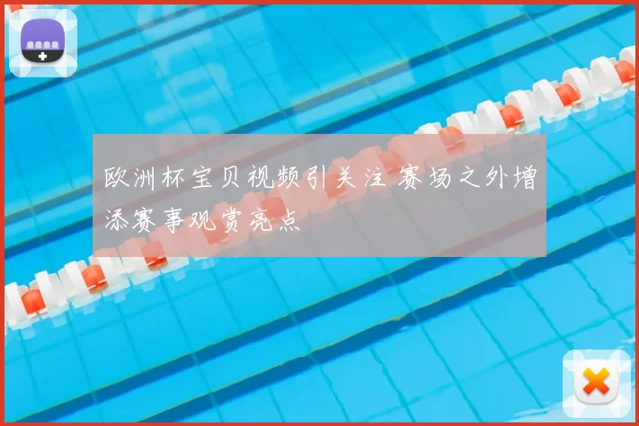欧洲杯宝贝视频引关注 赛场之外增添赛事观赏亮点