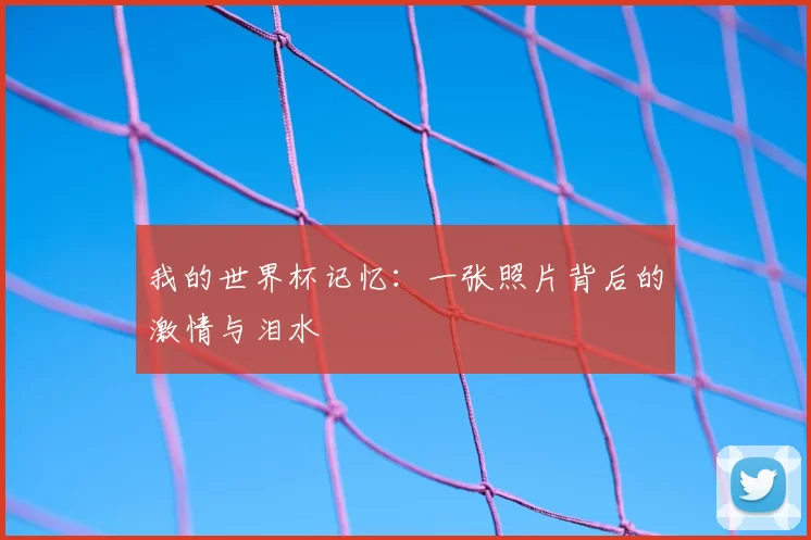 我的世界杯记忆:一张照片背后的激情与泪水