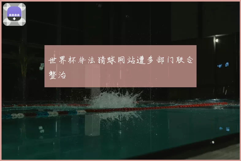 世界杯非法猜球网站遭多部门联合整治